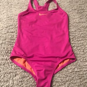 Swimsuit pink orange Nike 8